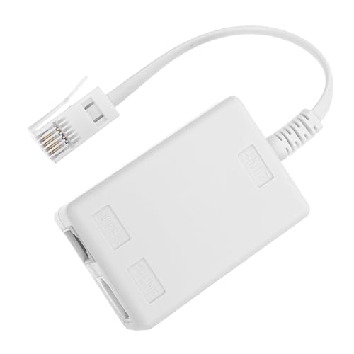 Gadpiparty Telefon Noise Reduction Filter Adsl Splitter Box für Festnetz Analogtelefon Adapter Hochleistungs Signaltrenner für Klare Anrufe und Stabiles Dsl Internet Kompatibel mit Gadpiparty Telefon Noise Reduction Filter Adsl Splitter Box für Festnetz Analogtelefon Adapter Hochleistungs Signaltrenner für Klare Anrufe und Stabiles Dsl Internet Kompatibel mit