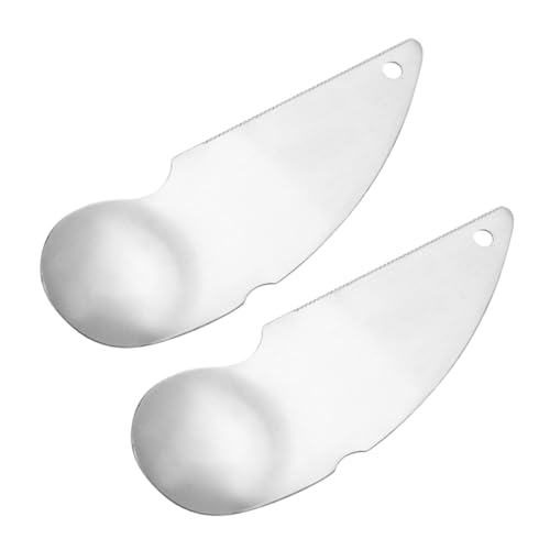 COLLBATH 4pezzi Inossidabile Utensili per Sbucciare e Scavare Pratici e Facili Usare per e Avocado Ottimi per La