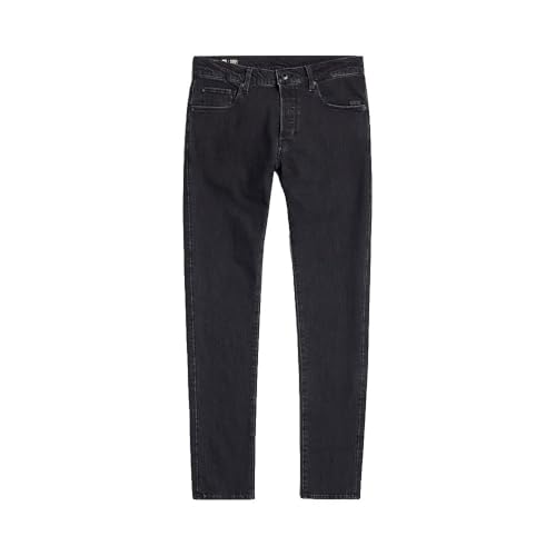 G-STAR Herren 3301 Slim Jeans, Schwarz (Washed Black 51001-D931-H890), 30W / 34L 3
