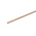 MECCANIXITY 3mm Diameter 400mm Length Solid Copper Round Rod Lathe Bar Stock for DIY Craft CNC Cutting