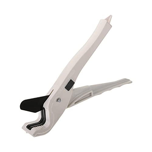 Utoolmart アングルハサミ 塩ビ管カッター パイプカッター 多機能トランキングハサミ チューブアングルハサミ ゴムパイププラスチック切断用 アングルハサミ ストリップ ゴムパイプの切断に適す 切削工具 亜鉛合金 合金鋼ブレード ABSはさみ 2pcs
