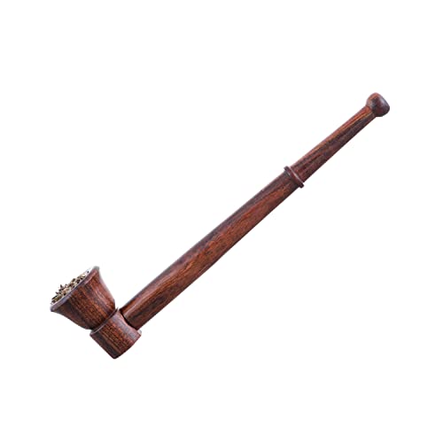 Image of ROYAL SWAG Free Style Tobacco Pipe(Smoking Pipe) Wooden With Removable Bowl, Brown, Churchwarden, Wood, Pipe