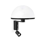 FARO BARCELONA 29911 - DOME Aplique negro con lector LED