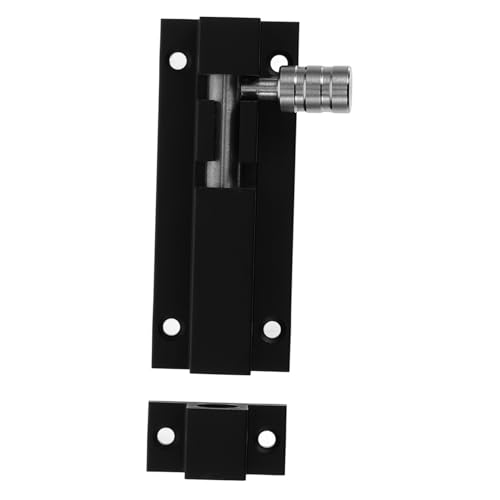 LOORGVEL Pestillo de Seguridad para Puertas Interiores y Exteriores Cerrojo de Aleación de Aluminio Resistente Diseño Elegante y Minimalista Fácil Instalación sin Herramientas para Puertas