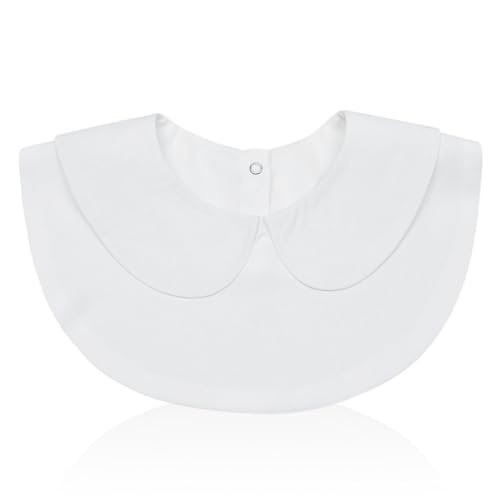 TUONYIS Cuello Falso Desmontable Mujer Cuello de Camisa Falso Blanco Cuello Camisa Falsos Collar Elegante Desmontable para Mujer Falsa Media Blusa Cuello Cuello de Dickey para Mujeres y Niñas
