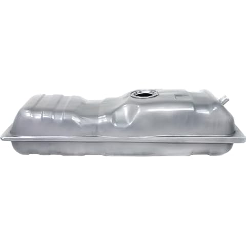 JC Whitney Fuel Tank Gas Tank For 1975-1981 Chevrolet C10, 1973-1974 Pickup, 1975-1981 K10 Driver or Passenger Side, GAS, 16 Gallon, Ahead Of Rear Axle, 42-7/8 x 14-1/8 x 11, w/Lock Ring Kit Cover