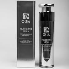 Emulsión Ottie Platinum Aura Vital Balancing 120ml, el lujo coreano para un cutis radiante