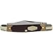 Old Timer 104OT Small Canoe 4.7in Stainless Steel Traditional Folding Pocket Knife with Clip Point and Drop Point Blades, Sawcut Handle, and Convenient Size for EDC, Camping, Hunting, and Outdoors