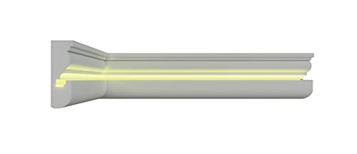 Stuck Dekorbau 2 m Indirekte LED Beleuchtung Lichtprofile Deckenbeleuchtung XPS Styroporleiste (BL10 (100x34mm)) Stuck Dekorbau 2 m Indirekte LED Beleuchtung Lichtprofile Deckenbeleuchtung XPS Styroporleiste (BL10 (100x34mm))