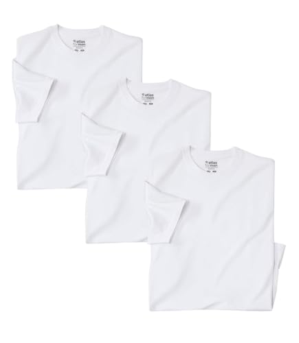 Tee-shirt homme manches courtes anti-déformation grandes tailles lot de 3