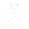 Body Chain Jewelry for Women, Gold & Silver Body Chain with Necklace Set, Rhinestone Chest Chain Tops Women Lingerie Bra Chain Sexy