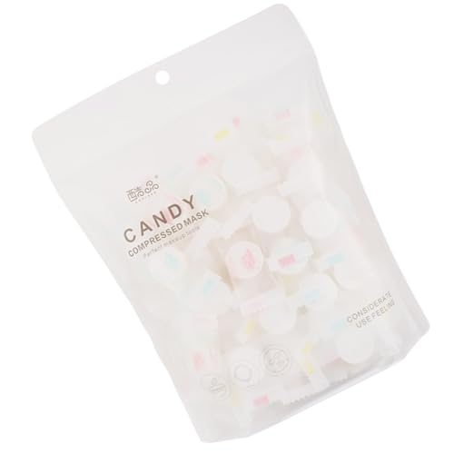 minkissy 100 Piezas Comprimida Tejido Comprimido Facial Cosmetica Papel De De Belleza Diy Máscara Comprimida De Maquillaje De Mujer Tela No Tejida