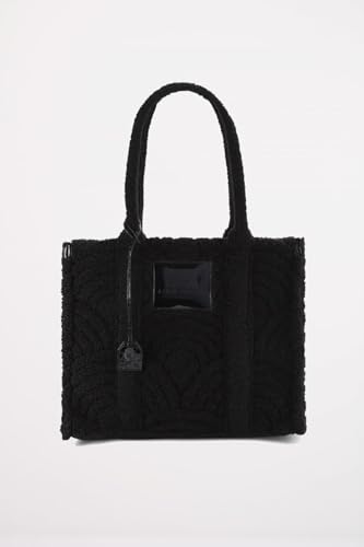 KURT GEIGER London Model F Fur LG SOUTHBANK Tote BLACK00 T. N/A, Black/White, Talla única
