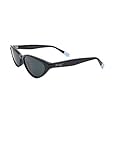  MR WONDERFUL MW 29021 512 53,gafa sol mujer retro en acetato negro,lentes en gris.POLARIZADA.