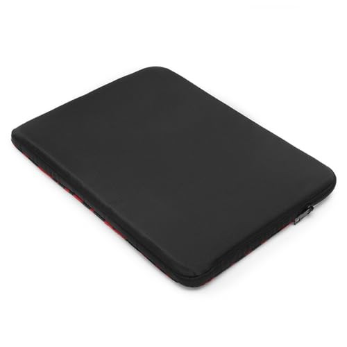 Funda para portátil con patrón de leopardo rojo 17 pulg miniatura 4