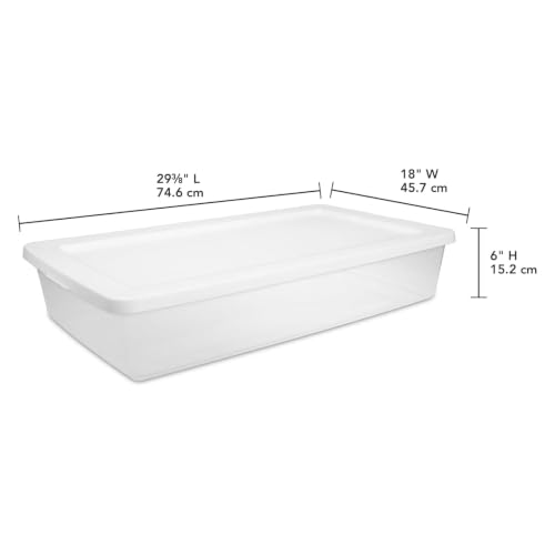 41-Quart-Clear-Plastic-Under-Bed-Storage-Bins-with-White-Lids-Stackable-Medium-Containers-for-Closet-Bathroom-Organizers-and-Storage