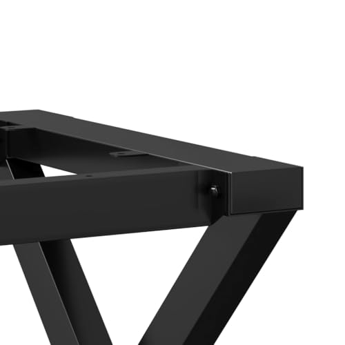 Vidaxl Telaio Gambe A X Per Tavolo Da Pranzo 120X60X73 Cm In Acciaio, Gamba In Ferro, Gambe In Ferro, Gambe Per Tavoli, Gambe Per Tavolo - 7