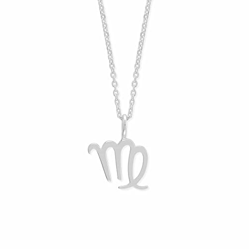 Boma Jewelry Sterling Silver Zodiac Sign Pendant Necklace, 18 Inches