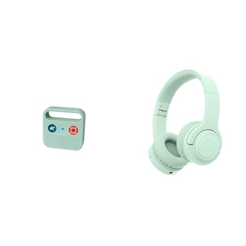 Merlin - 200 titres issus des répertoires Audio de Bayard, Milan et Radio France pour Les Enfants de 3 à 12 Ans – Histoires, musiques, documentaires, Yoga, Anglais &amp; Casque Audio, Vert Amande