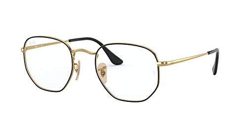 Image of Ray-Ban Unisex Rx6448f Low Bridge Fit Hexagonal Prescription Eyeglass Frames
