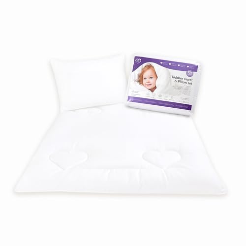 Baby Comfort Antiallergisches Bettdecken - und Kissenset 135 x 100 cm für Babybetten (12 Monate+)