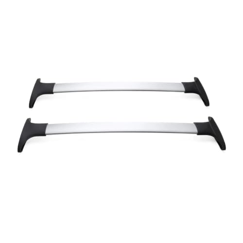 Barras laterales de aluminio de 2 piezas para el techo de Ford Ecosport 2013-2022 en plata