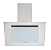 Produktbild Respekta Dunstabzugshaube kopffrei / Dunstabzugshaube schräg 60 cm / Edelstahlgehäuse mit Glasschirm in weiß / Abluft - und Umluftfunktion / CH2060WBM / B / 57  63 dB