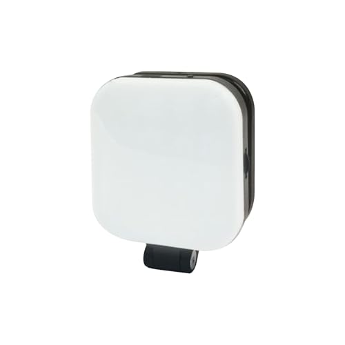 Asixxsix Lampe à Selfie Magnétique, Lumière de Remplissage de Téléphone LED Pliable Réglable à 360° avec 3 Températures de Couleur, CRI≥95, pour Zoom, Maquillage, Photographie,