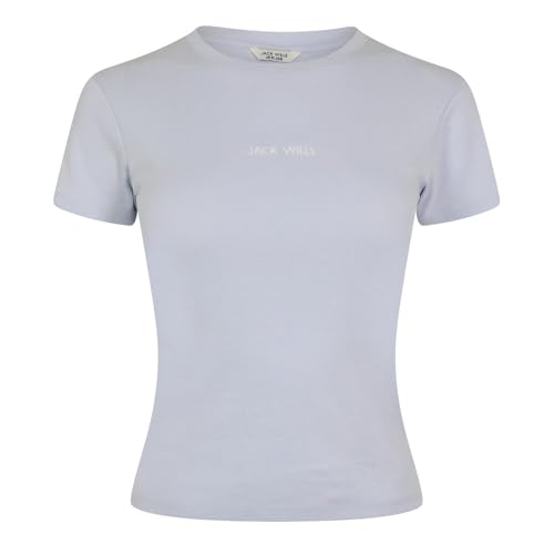 Jack Wills Womens Baby T-Shirt Ice Blue 10