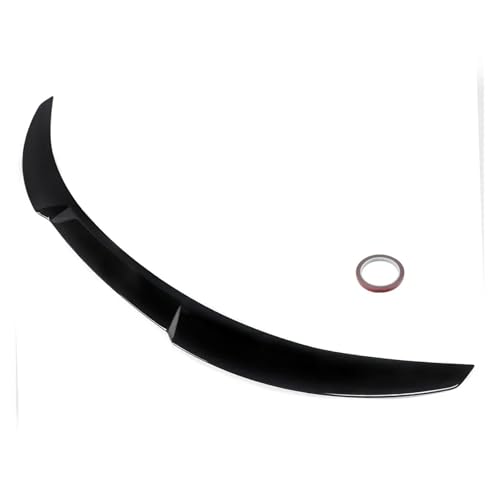 Aileron arrière pour BMW Série 6 F06 corrigeant le design arrière fade en noir brillant