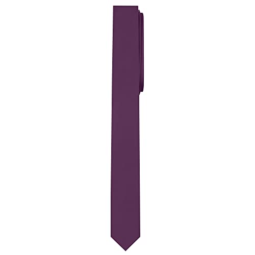 Image of Jacob Alexander Ultra Skinny 1.5 inch Men's Solid Necktie