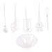 Housoutil 3 Sets Pcs Hair Comb Hair Color Brush Gold Kids Party Hats Hair Dye Bowl Dyeing Brush Professional Earmuffs Beach Hair Accessories Nail Monomer Dish Tools Sprout Clips White Major