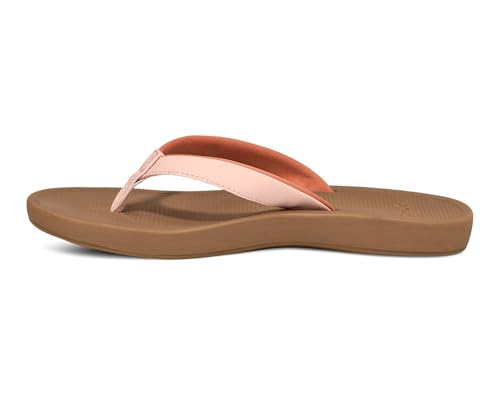 Image of Sanuk Womens Cosmic Shores | Water Resistant Flip Flops for Women | EVA Footbed With Arch Support | Women's Beach Sandals