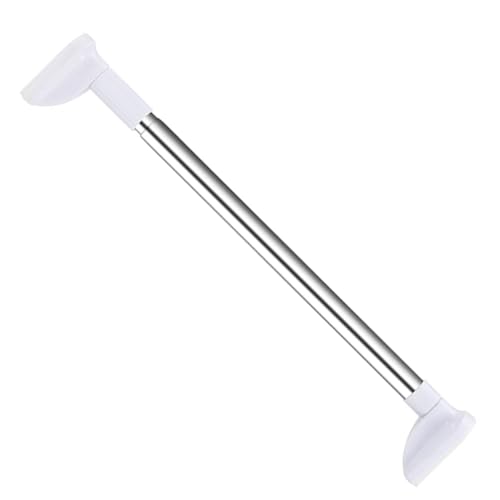 Buhdjfnke Barra telescópica para ropa, extensible de acero inoxidable, barra de cortina de hierro