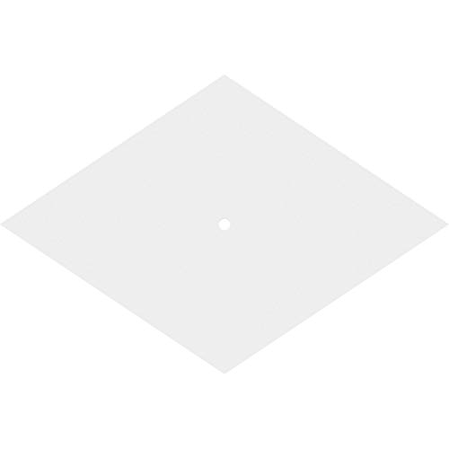 Image of Ekena Millwork CMP38X25DD-01000 Diamond Architectural Grade PVC Contemporary Urethane Ceiling Medallions 38 inchW x 25 3 /8 inchH x 1 inchID x 13 1 /4 inchC x 1 inchP