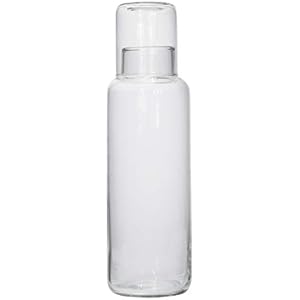 Creative Co-Op Recycled Glass (Set of 2) Decanter Clear