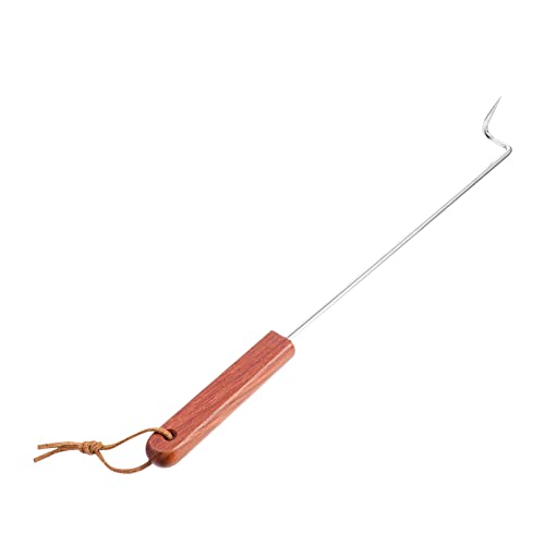 BRIGHTFUFU Grilling Accessories Tools Food Flipper Stainless Steel Grill Flipper Bbq Turner Hook