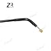 Black Clutch Cable Compatible with Suzuki GSXR 600 750 2006-2007, Stainless Wire Line and Rubber