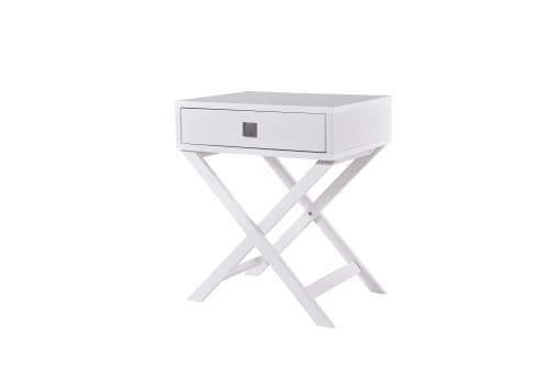 Bo Living Mesa, MDF con Marco sólido, White, Talla única Cover