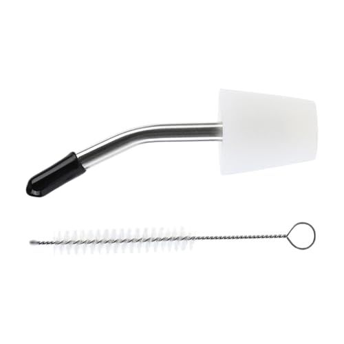 Adaptateur pour versement, accessoire pour bec verseur, couvercle conique thermique de 1,5 à 1,78 cm avec brosse nettoyante pour chocolat chaud et boissons