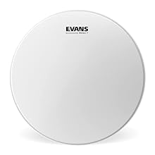 6" resonant drum head made using a single ply of coated 7mil film Coated film provides a warm tonal response 7mil film provides a shortened sustain All evans drum heads are design, engineered, and manufactured in the usa