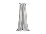 Jollein Veil Vintage 155cm - Create a Cozy Haven for Your Baby's Nursery - Baby Crib Canopy Curtains - Baby Nursery Decor - Baby Items Must Have - Soft Grey