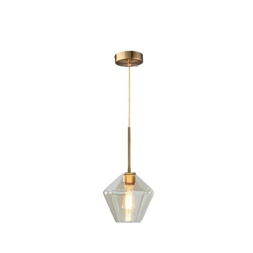 Luminaire suspendu cuisine en verre moderne et lustre vintage pour chambre
