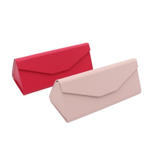Image of Real Sic Glasses Case for Men and Women - Magnetic Folding Hard Shell Sunglass Holder - Inspired by Solid Color