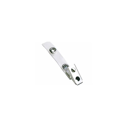 Brady People ID 2105-2000 Vinyl Strap Clip with 2-Hole NPS Clip, 2.75