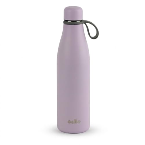 Image of CELLO Duro Oxy Stainless Steel Flask 900ml Purple | Easy to Pour & Fill, Spill Proof Leakproof Vacuum Insulated Hot and Cold Thermos Water Bottle for School College Office Gym Trekking Biking & Travel