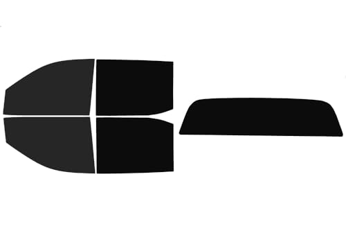 The Tint Effect Precut Window Tint Kit Compatible with GMC Sierra 1500 Crew Cab (2019-2025)(4th Generation) (15% Front / 5% Rear/Solid Rear) Automotive Film