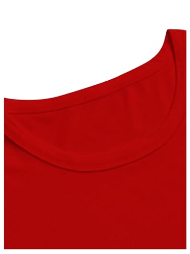 Milumia Girl's Heart Print Short Sleeve Tee Crew Neck Going Out Basic T Shirt Tops3