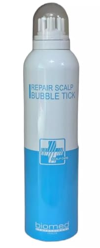 Biomed Professional Italia Repair Scalp Bubble Tick Foam - Espuma, para pérdida de cabello y crecimiento del cabello, tratamiento para