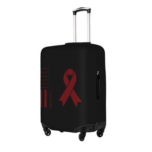 Travel Luggage Cover Vintage Multiple Myeloma Cancer Awareness Fashion Washable Baggage Suitcase Protector Fit For Luggage X-Large2